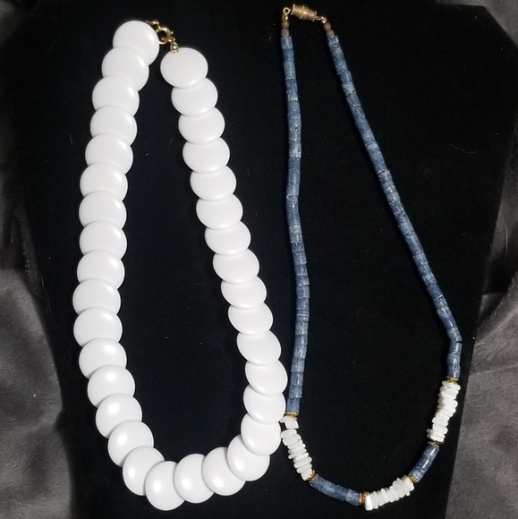 2 Pc Retro 80s/90s Necklace Bundle - Picture 3 of 5